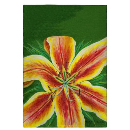 Betsy Drake Betsy Drake GT702 Yellow Lily Guest Towel - 20 x 20 in. GT702
